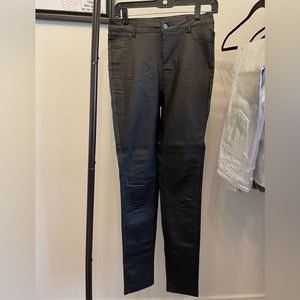 Faux Leather Jeans